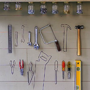 Garage Organization Tool Wall Outline