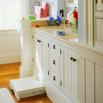 Vanity Pull Out Step Stool