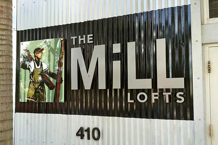 The Mills Lofts Fort Lauderdale Sign