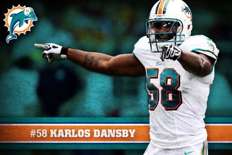 Miami Dolphins Karlos Dansby