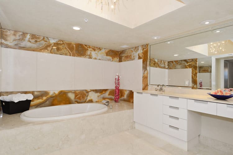 Ft Lauderdale Luxury Condo Master Bathroom