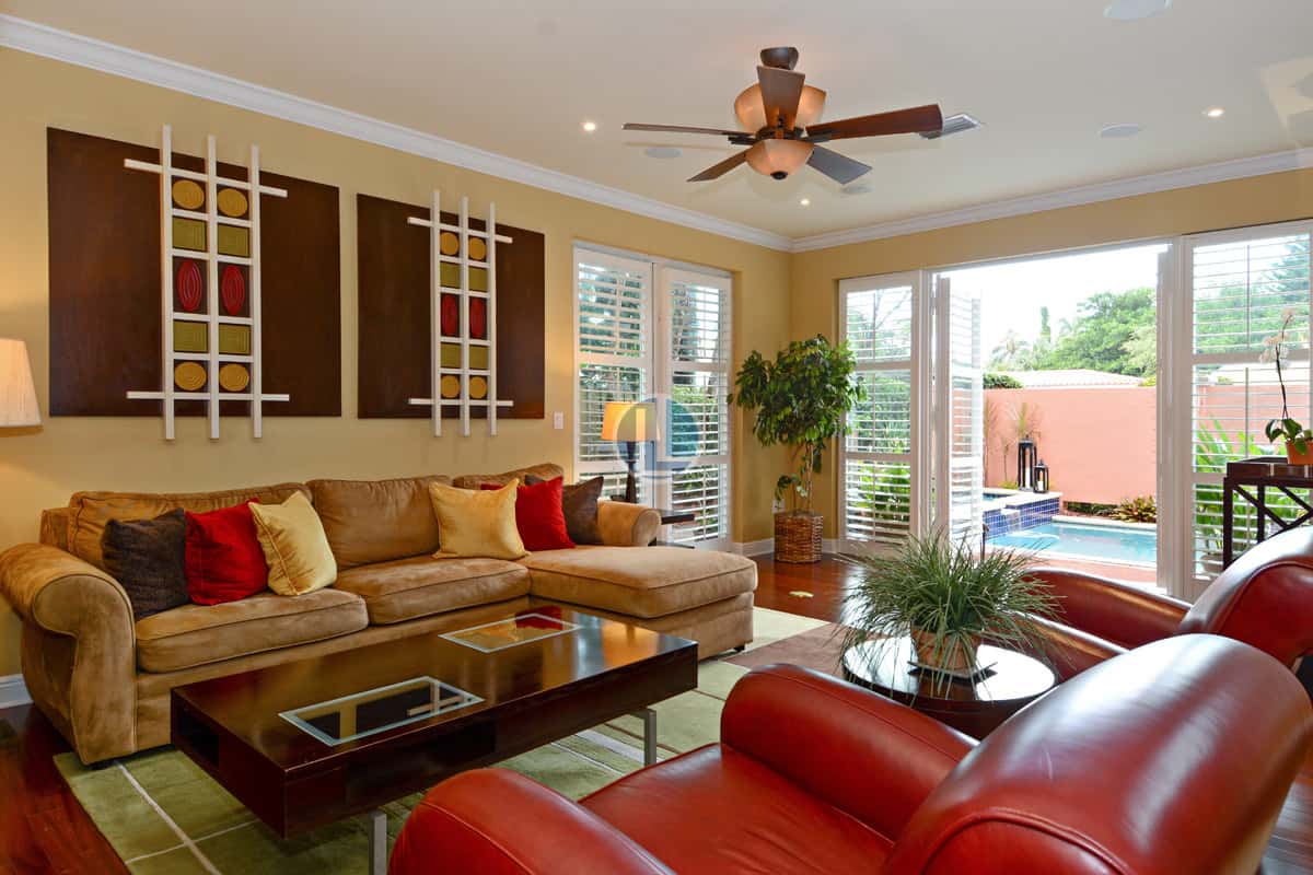 Living Room 1128 NE 17th Way Fort Lauderdale Luxury Condos