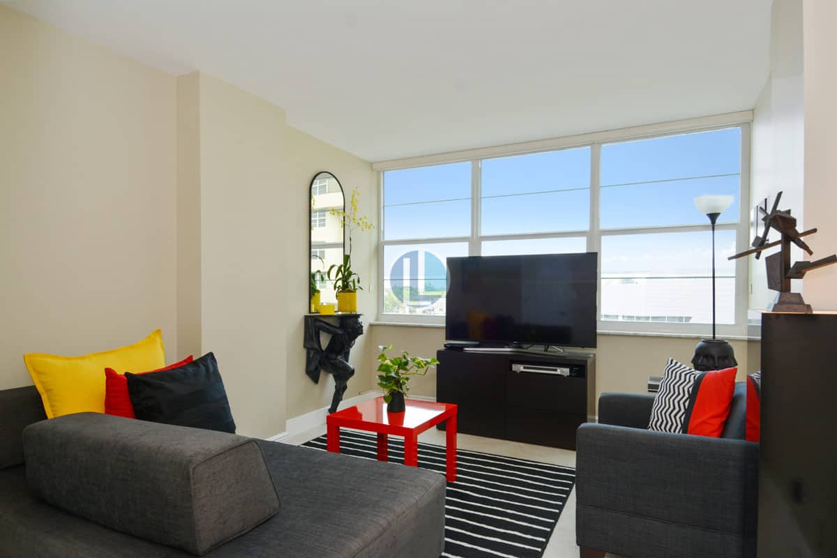 Guest Bedroom East Point Towers Unit 523 Fort Lauderdale Waterfront Condo