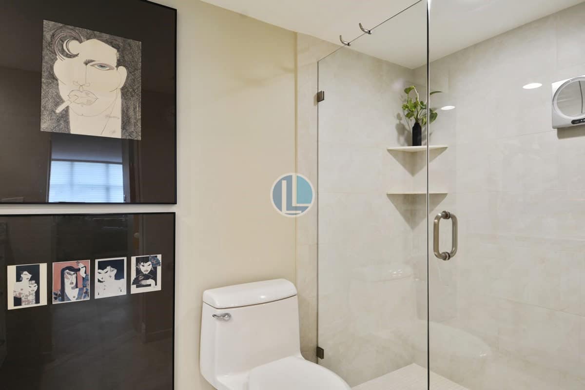 Master Shower 1160 N Federal Hwy, 523, Fort Lauderdale luxury real estate