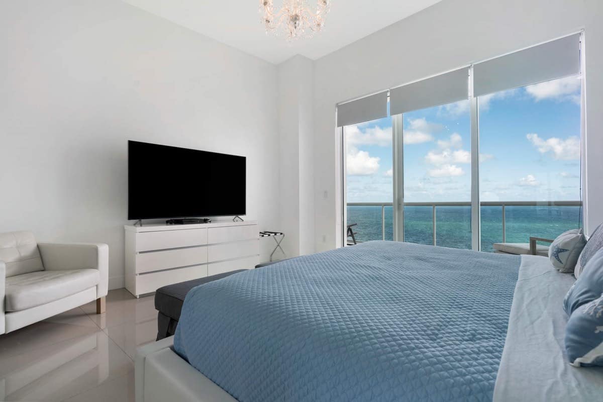 Guest Bedroom 1 North Ocean Blvd Pompano Beach Waterfront Condo