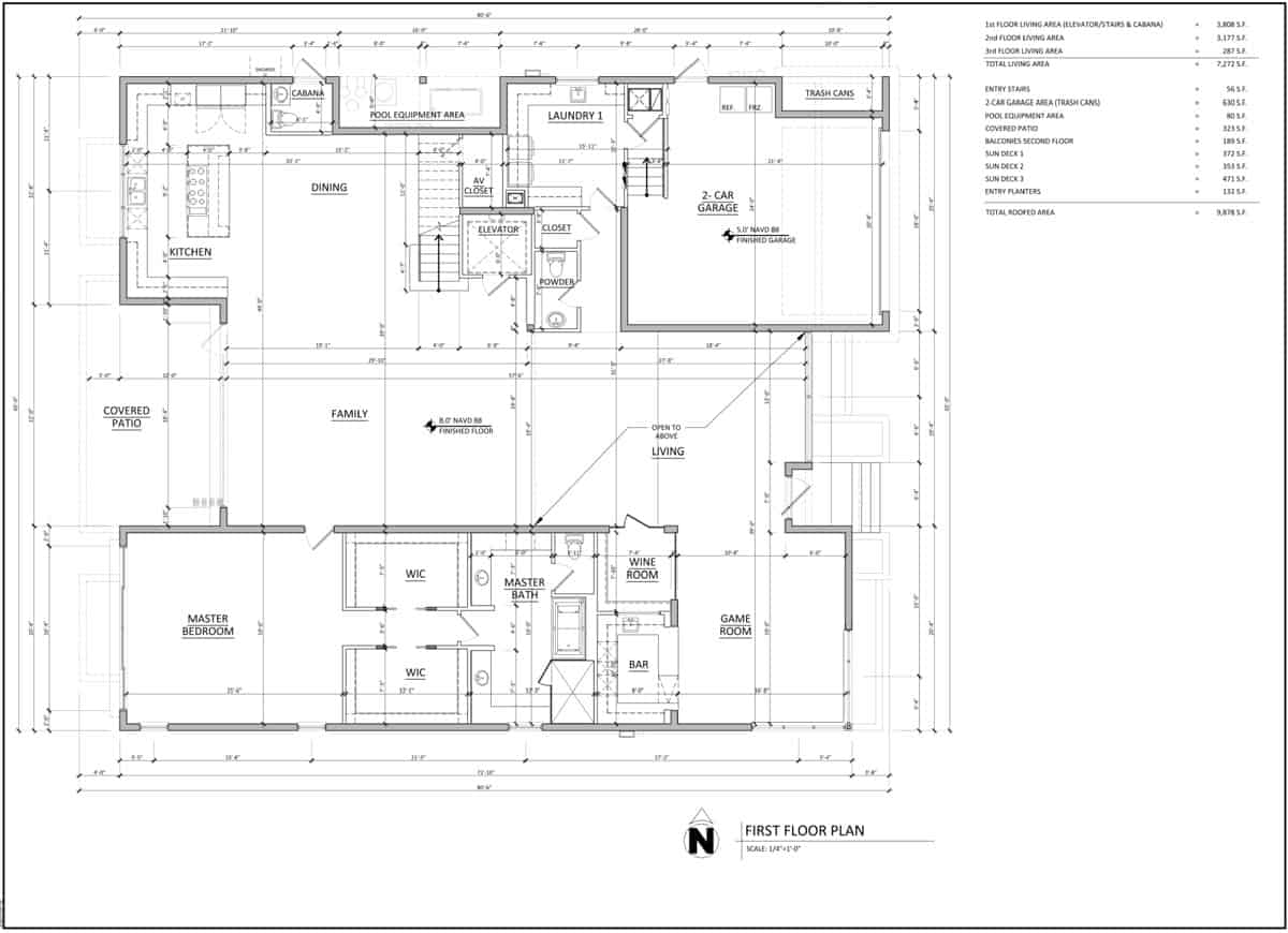First Floor Plan 401 Bontona Avenue Fort Lauderdale FL 33301