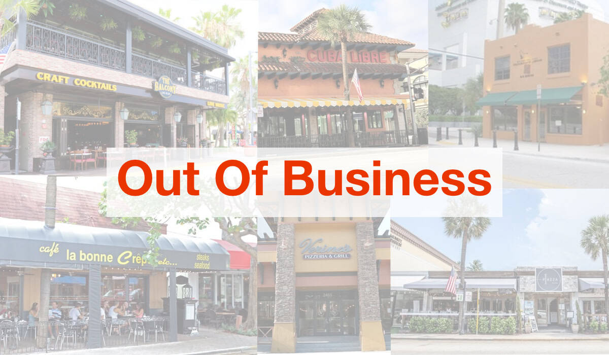 Closed Fort Lauderdale Restaurants in 2024