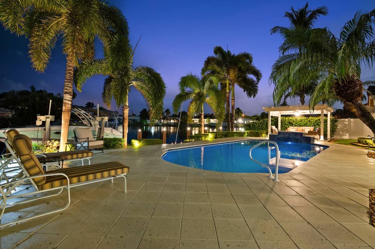 Pool Twilight 720 SE 6th Terrace Pompano Beach FL 33060