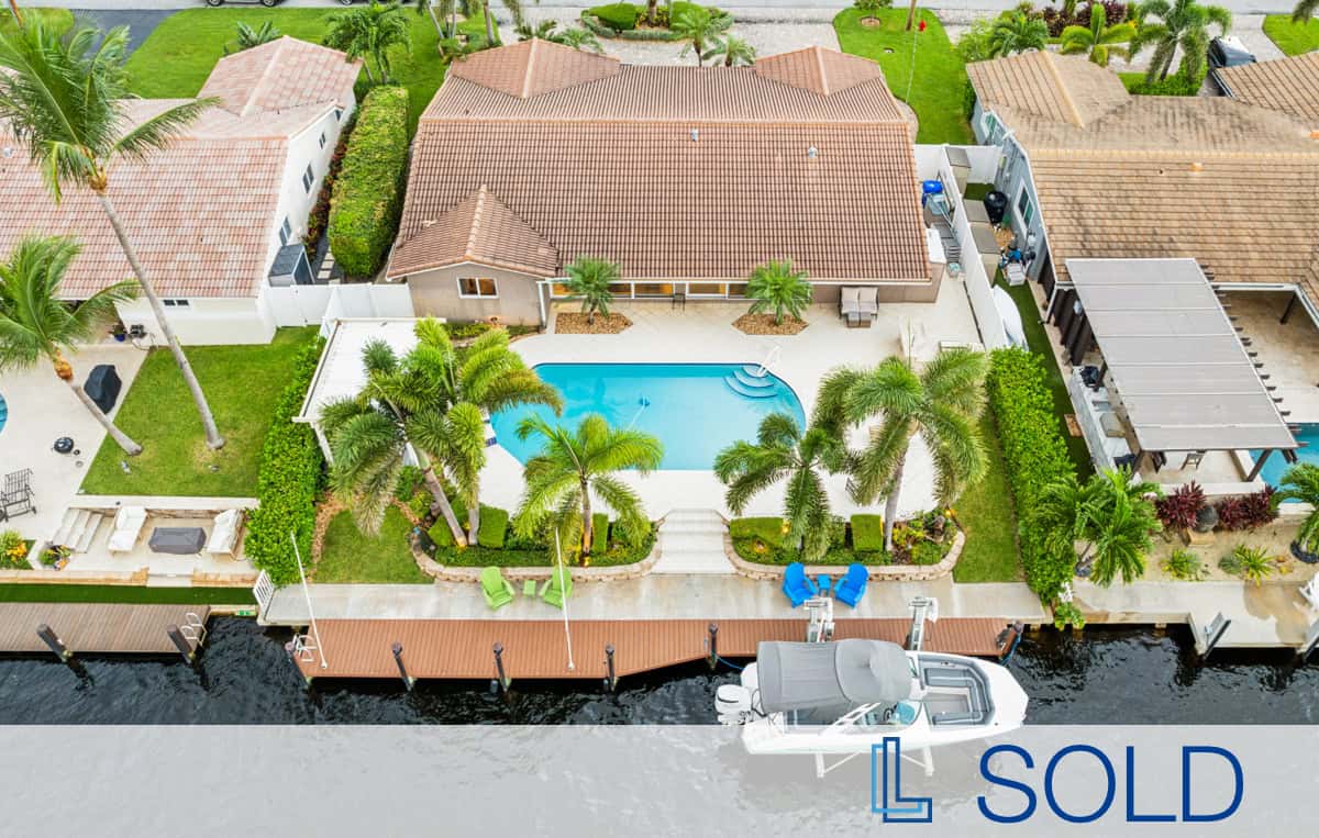 SOLD 720 SE 6th Terrace Pompano Beach Waterfront Home