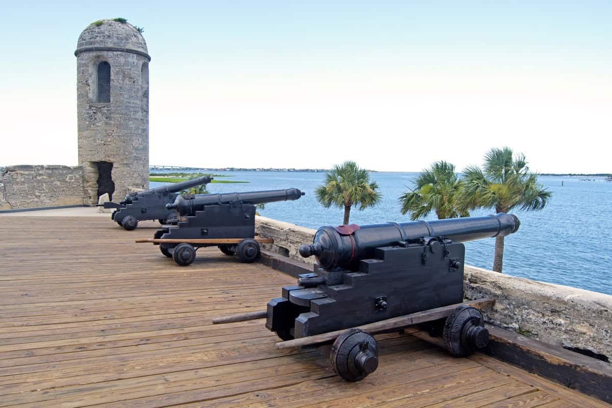 Castillo de San Marcos Cannons St. Augustine, Florida 