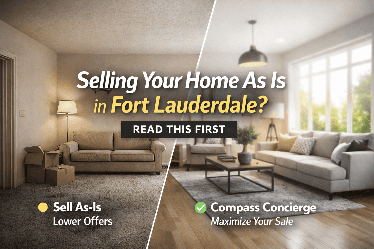 Selling Your Home As Is In Fort Lauderdale