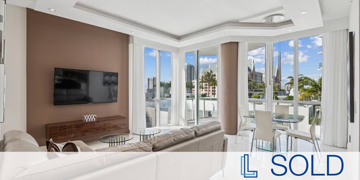 SOLD 111 SE 8th Avenue Unit 1005 Fort Lauderdale FL 33301 Venizia Las Olas